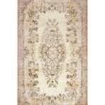 Krem Klasik Pamuk Makinada Yıkanabilir Kaymaz Taban Dijital Makine Baskı Salon Halı-I-Srk_Vintage-144-300x450