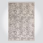 Krem Modern Pamuk Modern Geometrik Etnik Desenli Boho Makinada Yıkanabilir Hafif Hav Toz Vermez Leke Tutmaz Kaymaz Taban Dijital Makine Baskı Halı Oturma Odası Salon Yolluk Koridor Mutfak Halısı