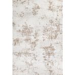 Krem Pamuk Makinada Yıkanabilir Kaymaz Taban Dijital Makine Baskı Salon Halı-I-Krm_LotusPlus-8584A-200x500
