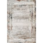 Krem Pamuk Makinada Yıkanabilir Kaymaz Taban Dijital Makine Baskı Salon Halı-I-Krm_Soft-1901-300x400