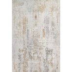 Krem Pamuk Makinada Yıkanabilir Kaymaz Taban Dijital Makine Baskı Salon Halı-I-Krm_Zenith-011A-300x400