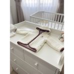 Krem peluş kuzu mont - Beyaz - 3 Yaş
