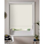 Krem Stor Perde(Güneşlik) Etek Dilimli MS1202 - 30 x 30
