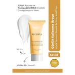 Kremiva Invisible Güneş Koruyucu Krem, SPF 50+, Yüksek Koruma ve Nemlendirici Etkili, Beyaz İz Bırakmayan İçerikli