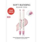 Kremsi, Kolayca Uygulanan ve Sabitlenen Fırçalı Kalem Far CLIO Soft Blending Shadow Stick (G302)