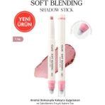 Kremsi, Kolayca Uygulanan ve Sabitlenen Fırçalı Kalem Far CLIO Soft Blending Shadow Stick (S103) - S103 Haze Berry