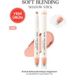 Kremsi, Kolayca Uygulanan ve Sabitlenen Fırçalı Kalem Far CLIO Soft Blending Shadow Stick (S104) - S104 Honey Bestie