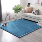 Kreş ve Yatak Odası için Coral Kadife Halı, Kaymaz Oyun Matı ve Oturma Odası Halısı, Yumuşak ve Dayanıklı 150x150cm - Emekleme ve Oyun Süresi Aktiviteleri için İdeal
