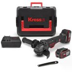 Kress 20V 5.0Ah Li-İon Avuç Taşlama | Kömürsüz, Devir Ayarlı, Çift Akülü