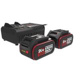 Kress KAD21 20 V 4.0 Ah Li-Ion Krosspack 2 Adet Akü ve Akü Şarj Cihazı