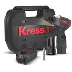 Kress KUB50.2 12 V 2.0 Ah Li-Ion Çift Akülü 140NM Kömürsüz Profesyonel Şarjlı Darbeli Tornavida