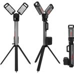 Kress KUF09.9 20Volt 2000/4500 Lümen Profesyonel Kule Tipi Teleskopik Katlanabilir LED Projektör (Ak
