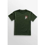 Kretas Haki Tişört Helmet Kask Spartan Samuray Savaşçı Kılıç Baskılı Unisex T-Shirt