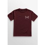 Kretas Unisex Bordo T-shirt Black Metal Mayhem Music Rock Minimal Ön Baskılı Tişört Regular Fit