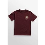 Kretas Unisex Bordo T-shirt Joker Rick Dizi Film Minimal Ön Baskılı Tişört