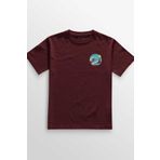 Kretas Unisex Bordo T-shirt Starry Night Great Wave Hokusai Van Gogh Art Painting Sanat Ön Baskılı Tişört