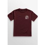 Kretas Unisex Bordo T-shirt Sweat Saint Gothic Kutsal Melek Angle Basklı Bisiklet Yaka