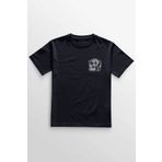 Kretas Unisex Lacivert T-shirt Lacivert Sweat Saint Gothic Kutsal Melek Angle Basklı Bisiklet Yaka