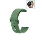 Kreton Kreton Huawei Watch Gt3 Pro 46Mm Uyumlu Koyu Yeşil Kordon Yumuşak Dokulu Silikon Kayış