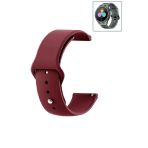 Kreton Kreton Huawei Watch Gt3 Se Uyumlu Bordo Kordon Yumuşak Dokulu Silikon Kayış