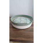 Krgz Ticaret Kedi Sepeti Büyük Boy Kedi Yatağı Kedi Evi Yıkanabilir Kaliteli Kordon Ip 40 cm - Su Yeşili