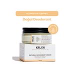 Krijen Gül Ağacı & Limon Krem Doğal Deodorant 50 ml - Alüminyum İçermez - Bitkisel Ter Kokusu Önleyici