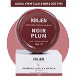 Krijen Noır Plum Mürdüm Renkli Dudak & Yanak Balmı | Bitkisel Krem Allık&ruj&far
