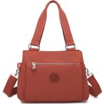 Krinkıl Kumaş Kadın Omuz Çantası Smart Bags 1125 Kiremit