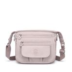 Krinkıl Kumaş Kadın Postacı Çantası Smart Bags 3005 Kum