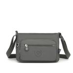 Krinkıl Kumaş Kadın Postacı Çantası Smart Bags 3270 Gri