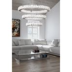 KRİSTAL 3 KATLI YUVARLAK LEDLİ AVİZE - Salon - Yatak Odası - Resepsiyon