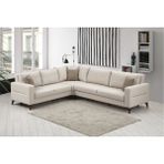 Kristal 3+köşe+2 Köşe Takımı Bej