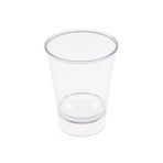 Kristal Akrilik Shot Bardağı Şeffaf 50 Cc (12 Adet)