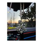 Kristal Araba Dikiz Aynası Süsü E-Style Dikiz Aynası Süsü Araba Hediyesi-Cam Kristal (Kullanımı Yasal Ürün) 300/0009