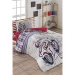 Kristal Boze Kristal Ranforce Genç Nevresim Takımı Tek Kişilik Storm - 160 x 220 cm - Renkli