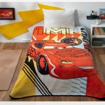 Kristal By Taç Lisanslı Tek Kişilik Çocuk Battaniye (160X220)-Şimşek Mcqueen Cars Timeless