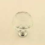 KRISTAL CAM DUGME KULP 30 MM. KROM