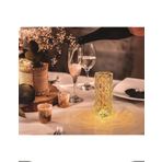 Kristal Elmas Led Dokunmatik Sensör Usb Şarjlı Masa Lambası RGB Gece Lambası