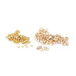 Kristal Kakma Metal Perçinler Nokta Çiviler DIY Deri El Sanatları Dekorasyon Için 100 Adet Kumaş Hızlı 8/9mm Kap Elbise Çantaları Ayakkabı Altın/Gümüş (8 mm)
