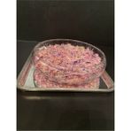 Kristal Kesme Cam Salata Kasesi 22 cm - 1 Adet