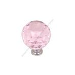 Kristal Kulp 30mm Pembe (2 Adet)