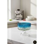 Kristal Market KRİSTAL KESME Damla DEKOR EL İŞÇİLİĞİ CAM KASE