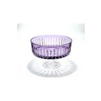 Kristal Market KRİSTAL KESME DEKOR SOFRA KASE SUNUMLUK MEYVELİK 25CM