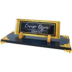Kristal Masa Isimliği Uv Baskılı Ofis Hediyesi Cam Isimlik Cav-09