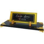 Kristal Masa Isimliği Uv Baskılı Ofis Hediyesi Cam Isimlik Cav-10