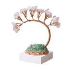 Kristal Para Ağacı Kristal Ağaç Doğal Reiki Kristalleri ve Şifa Taşları, Değerli Taş Boncuklar Çakra Ağacı, Ofis Masası Dekoru Spiritüel Kristal Ağaç Süsleme Feng Shui Bonzai (Pembe)