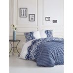 Kristal Ranforce Çift Kişilik Nevresim Takımı - 200 x 220 cm - Lacivert