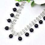 Kristal Rhinestone Zincir Şeritleri, Yuvarlak Boncuk Kristal Rhinestone Püskül Inci Saçak Zincir Trim 1 Yard Elbise Kemeri DIY Dikmek(Design 6)
