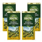 Kristal Riviera Zeytinyağı Teneke, 5 Litre, 4 Adet