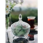 Kristal Şekerlik Desenli Ayaklı ROYALEKS-81196 Nemere